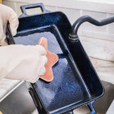 VICRAYS Ceramic Bakeware Set, Porcelain Rectangular Lasagna Pans Casserole Dish Set for Baking, Cooking, Kitchen, Cake Dinner, Banquet and Daily Use, 3 PCS, 15 x 8.5 Inches(Blue) vicrays