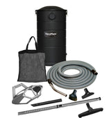 VacuMaid GV50BLKPRO Professional Wall Mounted Garage and Car Vacuum with 50 ft. Hose and Tools VacuMaid