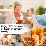 Sukh 12PCS Yellow Beeswax-Bar - 290g(10.23oz) Beeswax Block - Wax Bar Yellow Beeswax Bulk Bar of Wax Yellow Beewax for Candles Triple Filtered Skincare,Lip Balms,Lotions,DIY Projects,Soap Sukh