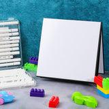 Zhanmai 10 Pcs Blank Game Board 18 x 18 Inches Quad Fold Dry Erase Make Your Own Game Board Folding Cardboard for School Classroom DIY Games Entertainment Activities Zhanmai