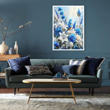 CAMOYAI 5D Diamond Art Kits for Adults,Flower Birds Diamond Painting Kits for Adult Beginners,DIY Round Full Drill Diamond Art Painting,Diamond Painting Kits for Home Wall Decor Gift 12x16inch CAMOYAI