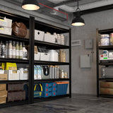 STEELIST 3000LBS Garage Shelves, 48W Metal Shelves for Storage, 5-Tier Shelving Unit with Adjustable Shelves, 24" D X 47.2" W X 84" H Industrial Shelving Utility Shelf for Warehouse, Basement STEELIST