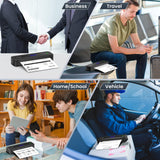 Phomemo Portable Printers Wireless for Travel, M832 Inkless Bluetooth Thermal Printer Support 8.5'' x 11'' US Letter & A4 Size, Compatible with iPhone Android Laptop for Mobile Office Home, with Case Phomemo