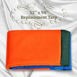 Strong Camel Replacement Swing Set Replacement Tarp for Backyard Wood Playset Swing Set -Only Backyard Playset Canopy Cover (Multicolor, 52" X 94") Strong Camel