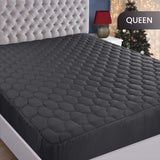 Utopia Bedding Waterproof Mattress Protector, Queen Mattress Pad, Quilted Fitted Cover Stretches up to 16 Inches Deep (Grey) Utopia Bedding