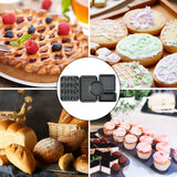 Baking Pans Nonstick Set, 5-Piece Bakeware Sets with Round/Square Cake Pan, Muffin Pan, Loaf Pan, Roast Pan, Baking Sheets for Oven, mobzio Kitchen Cookware Sets Baking Supplies mobzio