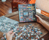 Blockbuster Era 1000-Piece Jigsaw Puzzle, Brain Teaser for Kids and Adults | 28 x 20 Inches Toynk