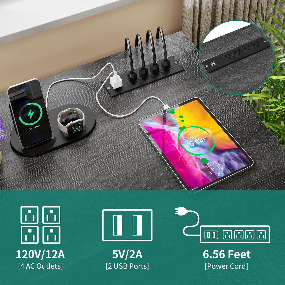 YITAHOME L Shaped Desk with Power Outlets, 60 Inch Computer Desk Corner Desk with File Drawer, Home Office Desk with Monitor Stand & Storage Shelves, L-Shaped Desk with File Cabinet, Grey YITAHOME