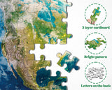 Space Earth Puzzles for Adults 1000 Pieces, Round Planet Solar System Puzzles, Hard Circle Galaxy Jigsaw Puzzles as Space Wall Decor PPuzzling