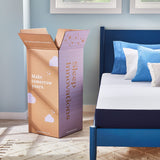 Sleep Innovations Marley 10 Inch Cooling Gel Memory Foam Mattress, Queen Size, Bed in a Box, Medium Firm Support Sleep Innovations