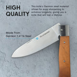 Messermeister Adventure Chef Summit Set, Carbonized Maple - Folding 6” Chef’s Knife, 6” Fillet Knife, Folding Steak Knife, Fork & Spoon, Folding Peeler & Parer, TPE Cutting Board + Waxed Canvas Case Messermeister