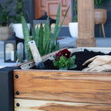 Backyard Discovery 10 Cubic Foot Raised Teak Planter Outdoor Backyard Discovery