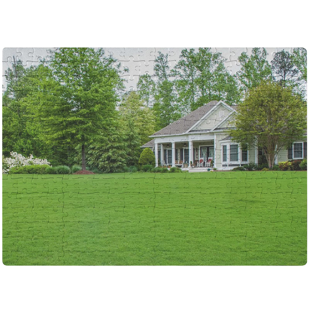 JAPCHET 12 Sets 15.5 x 11 Inches Sublimation Puzzle Blanks, 300 Pieces White Blank Sublimation Jigsaw Puzzles, DIY Custom Puzzle for Heat Press Thermal Transfer Printing Craft JAPCHET