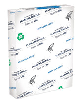 Hammermill Printer Paper, Great White 100% Recycled Paper, 8.5 x 11 - 1 Ream (500 Sheets) - 92 Bright, Made in the USA, 086790R Hammermill
