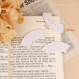 Framendino, 30 Pack Sublimation PU Leather Corner Bookmark Round Bow White Bookmark Blanks for DIY Craft Framendino