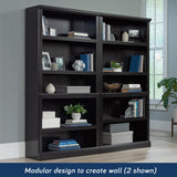 Sauder Miscellaneous Storage 5 Bookcase/book shelf, L: 35.28" x W: 13.23" x H: 69.76", Estate Black Sauder