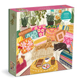 Galison Serenity Meow 1000 Piece Puzzle in a Square Box from Galison - 1000 Piece Puzzle for Adults, Colorful and Cattastic Illustrations, Thick and Sturdy Pieces, Idea Galison
