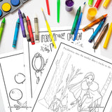 Disney Princess Paintbox Coloring and Activity Book with 16 Paints, Bendon 42350, 7.75 x 10.75 Disney