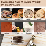 Custom Branding Iron for Wood - Make Your Own Personalized Logo into a Metal Mold That Will Leave a Lasting Mark on Your Craft - Wedding Stamps Personalized Branding Iron for Meat Wood Paper Plastic ORYG