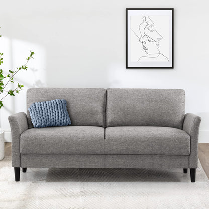 ZINUS Jackie Sofa Couch, Easy, Tool-Free Assembly, Soft Grey