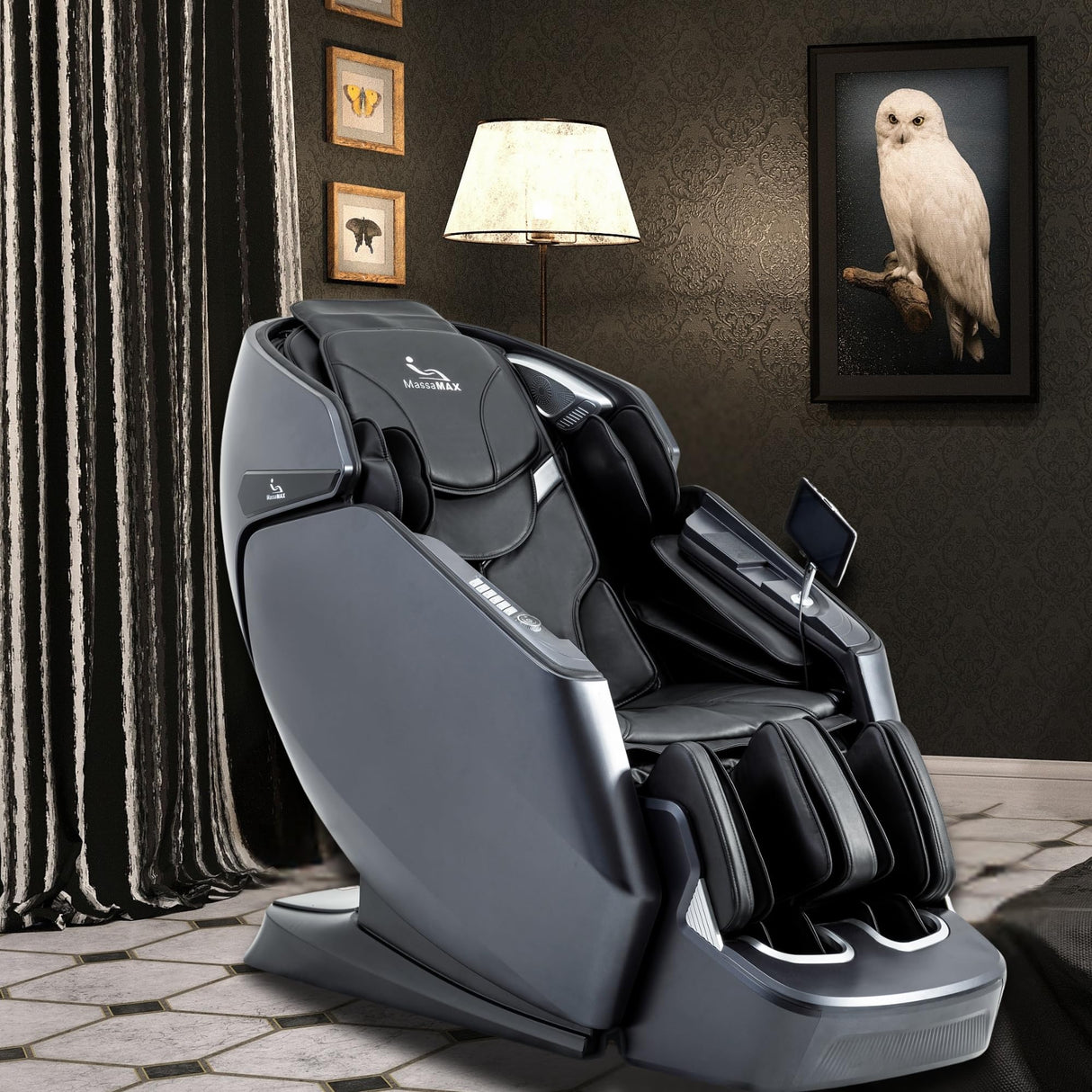 MassaMAX A675 4D Massage Chair, 2026 with 125°–167° Adjustable i-Open Flexible Track | Full Body Scan & Stretch | Calf Kneading & Auto Footrest | Zero Gravity Recline | 22 Modes MassaMAX