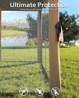 Garveelife 11x11 Pop Up Gazebo Tent with Mosquito Netting, Outdoor Canopy Shelter Easy Setup, Water & UV Resistant - Khaki Garveelife