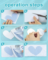 PLANTIONAL Double Sided Iron On Adhesive Film: 11.8 inch x 10 Yards Medium Weight Double-Sided Press-on Patch Heat Melt Fabric Glue Sheet Permanent Fusible Adhesive PLANTIONAL