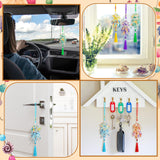 JenPen 12 Pcs Diamond Painting Car Ornaments Diamond Art Ornament for Car Double Sided Painting Hanging Ornament Crystal Gem Garden Decoration Paint DIY Kit(Dream Catcher) JenPen