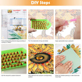 MXJSUA 5D Butterfly Flowers Special Shape Diamond Art Painting Kits for Adults, Flowers Wreath Crystal Rhinestones Diamond Gem Art Painting for Home Wall Decoration 12×12inch MXJSUA