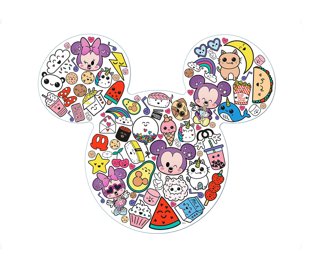 Ceaco - Shaped Puzzle - Disney - Too Cute Mickey - 500 Piece Jigsaw Puzzle Ceaco