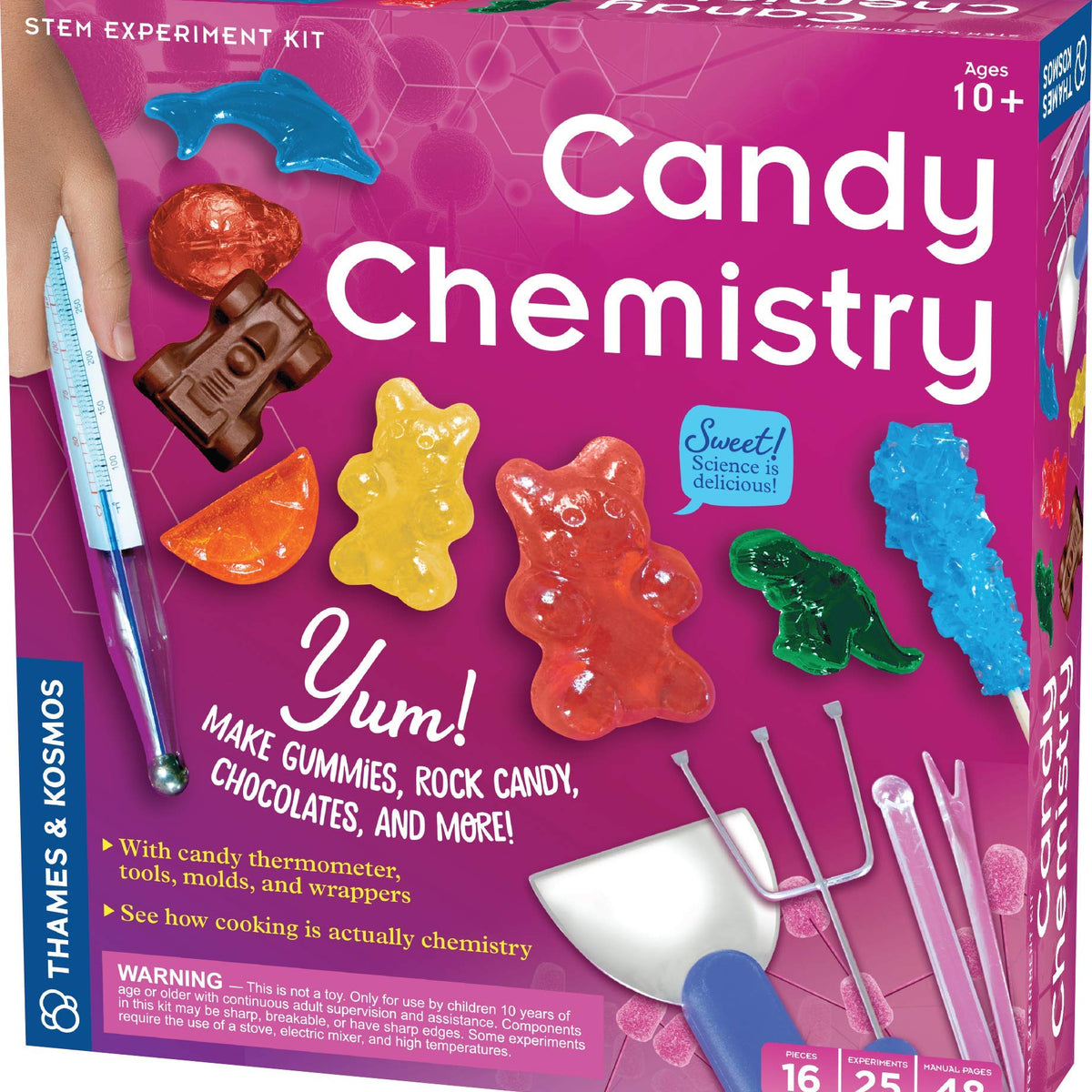 Thames & Kosmos Candy Chemistry | Science Kit | Rock Candy, Chocolates ...