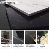 ZGNBSD Bathroom Vanity - Modern Bathroom Vanity with Sink & LED Smart Defogger Mirror Cabinet, Solid Wood Floating Bathroom Vanity, Wall-Mounted Installation (Double Sink, 60") ZGNBSD