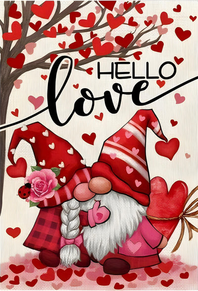 Happy Valentines Gnome Diamond Painting Kits for Adult Beginners,DIY 5D Love Diamond Art Kits Gift, Full Drill Paint with Diamond Dot Gem Art Painting for Home Decor 12x16 inch