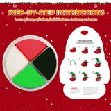 Air Dry Clay Kit - Christmas Theme, Modeling Clay for Kids, DIY Model Magic Clay with Sculpting Tools and Tutorials,12 Boxes Molding Clay, Ultra Light, Soft & Non-Sticky, Arts and Crafts Gift for Kids Aestd-ST