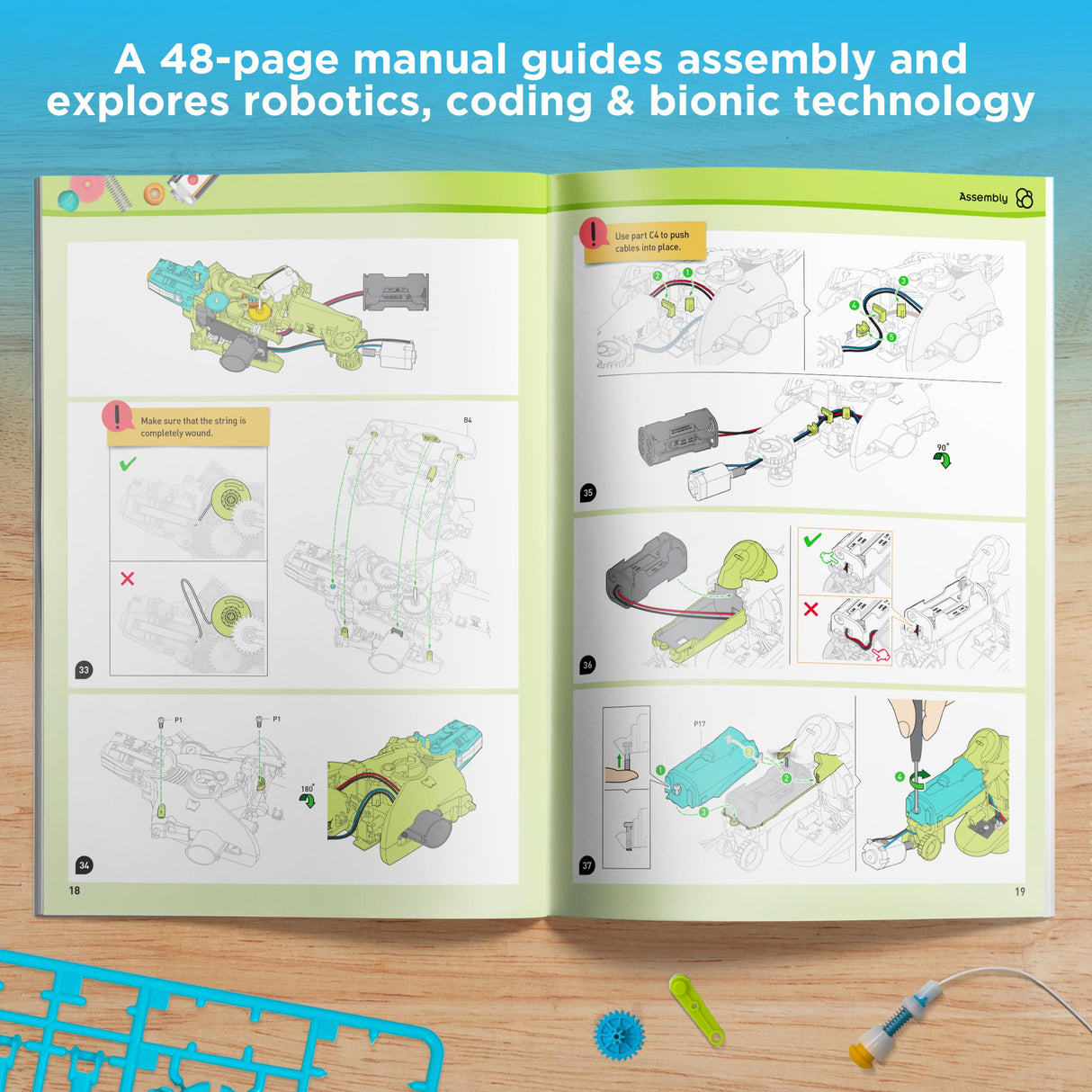 Thames & Kosmos My Robotic Pet: Coding Chameleon STEM Building & Experiment Kit | Color-Sensing Coding Robot for Boys & Girls Ages 8+, Screen-Free Educational Fun, Robotic Reptile with 3 Play Modes Thames & Kosmos