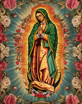 5D DIY Diamond Art Painting Virgin Mary Full Round Drill Embroidery for Wall Decoration 12X16 inches WoodArtSupply
