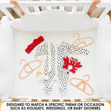 3Pcs Rattan Closet Hanger for Kids Clothes - Baby Clothes Organizer for Kids Hangers Bamboo Room Accessories for Kids Closet Hangers - Childrens Wood Hangers Small Closet Organizer Kids Garment Rack LEGLO