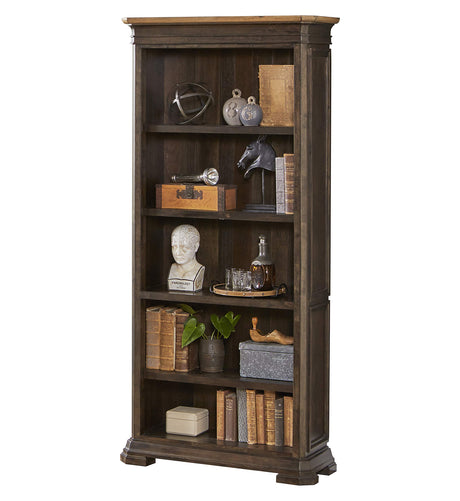Martin Furniture Executive Open Bookcase, Fully Assembled, Brown Martin Furniture