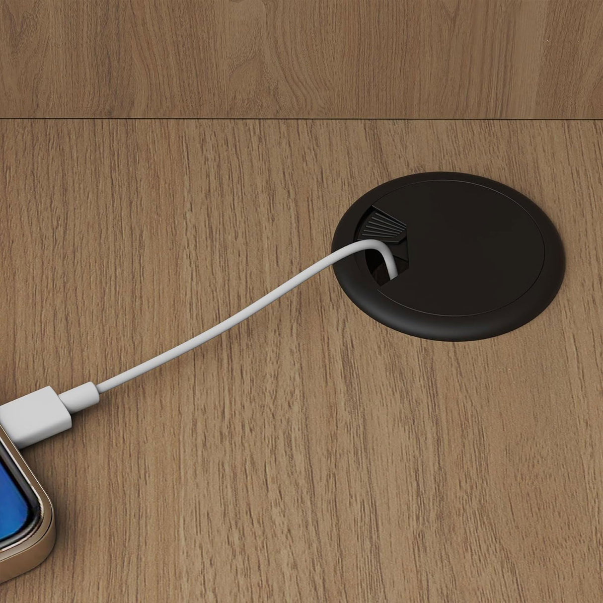 JAHRSTIM Halston Multi-Depth Bookcase, Adjustable Storage Open Display Shelving Unit for Home and Office Space, 31.5”L x 15.75”W x 72.8”H, Oak JAHRSTIM