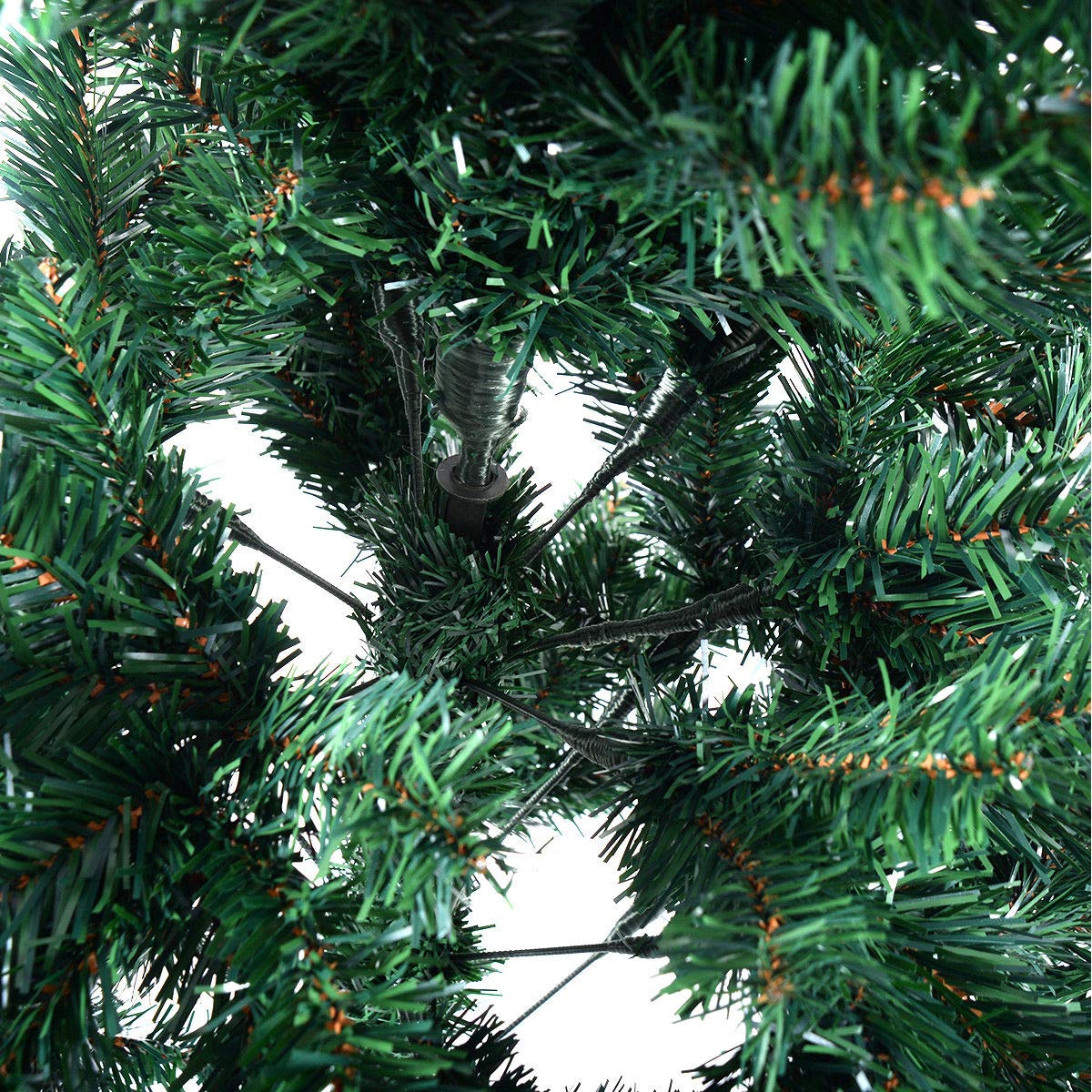 COSTWAY 5Ft Artificial PVC Christmas Tree W/Stand Holiday Season Indoor Outdoor Green COSTWAY