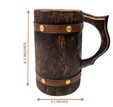 collectiblesBuy Antique Wooden Beer Mug Beverages Tankard Coffee Stein Groomsmen Idea Medieval Inspired Drinking Mug Kitchen Accessories Home Decor collectiblesBuy