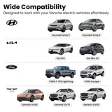 CHARGEWELL J1772 V2L Discharger [15 Amp, 110-250 Volts], Electric Vehicle Charger Adapter, EV Discharger Accessories for Hyundai Ioniq 5, 6, Kia EV6, EV9, NIRO EV, Genesis GV 60, GV 70, G80 & More CHARGEWELL