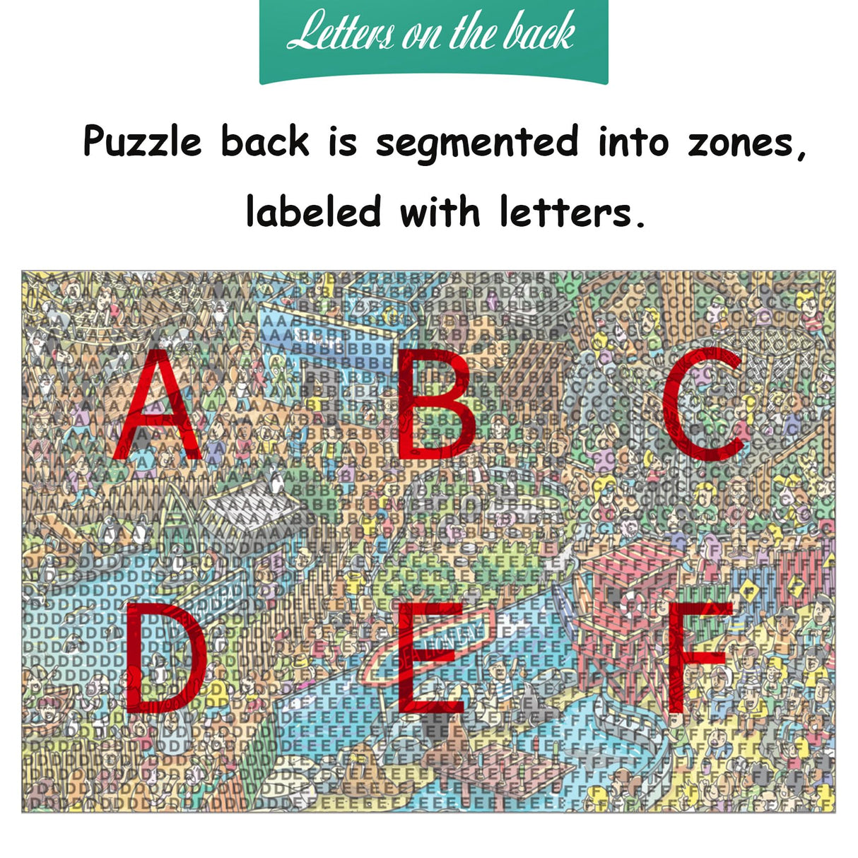 Jigsaw Puzzles for Adults, 1000 Pieces Ocean Park Puzzle, Cartoon Painting Challenging Puzzles for Family Activity Game Nights Gifts Fidget Stress Relief RECHIATO