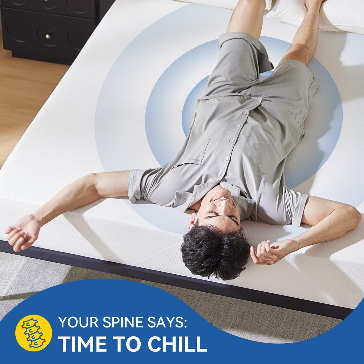 BedsPick 8 Inch Twin Mattress, Cooling Gel Memory Foam for Pressure Relief, CertiPUR-US Certified Medium Firm Twin Size Mattress in a Box, Removable Washable Cover BedsPick