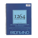 Fabriano 1264 Mixed Media Pad, 9" x 12", 110 lb. Fabriano