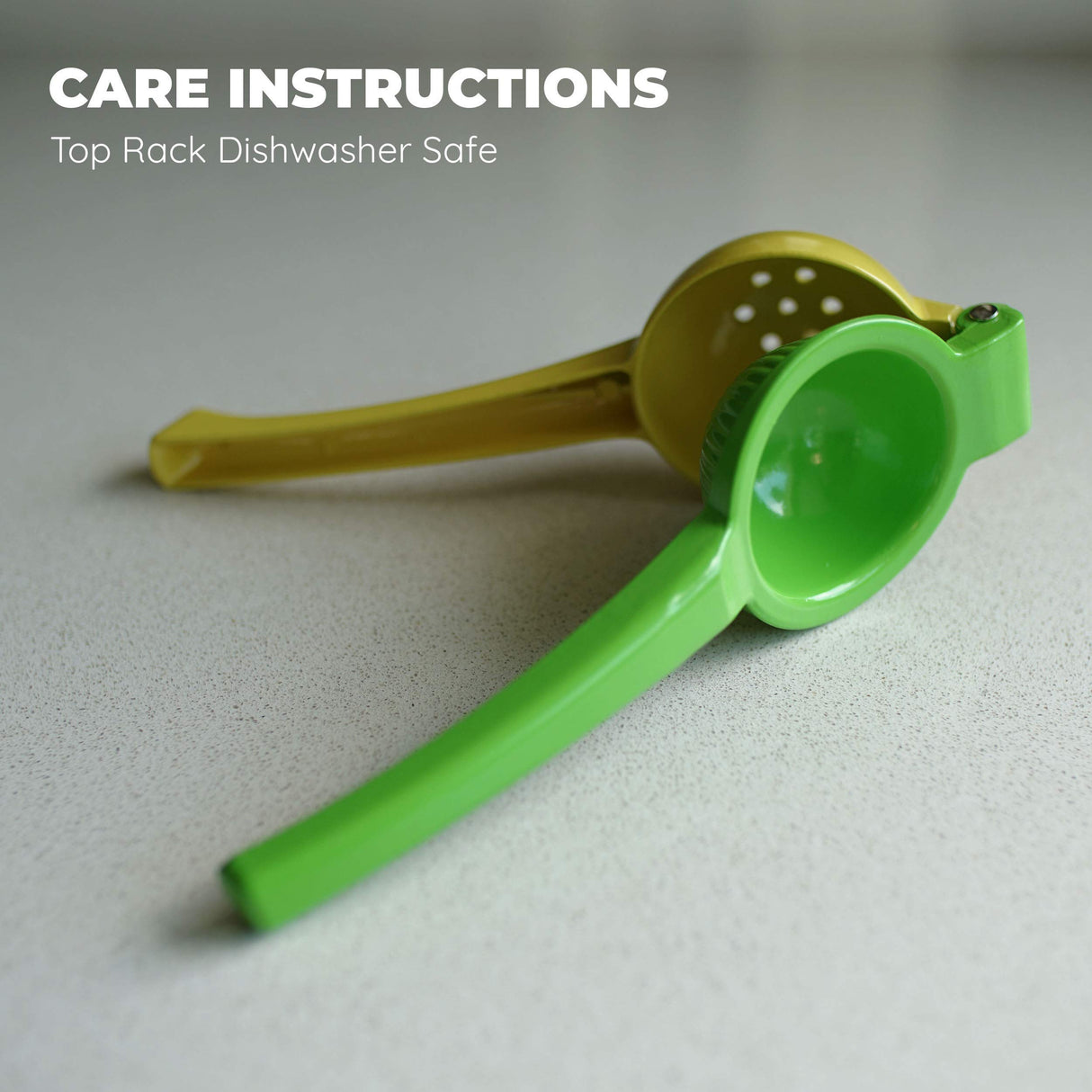 Culinary Elements Metal Lemon and Lime Squeezer: Manual Press, Easy to Use Citrus Juicer, Dishwasher Safe 1 pack Jacent