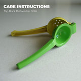 Culinary Elements Metal Lemon and Lime Squeezer: Manual Press, Easy to Use Citrus Juicer, Dishwasher Safe 1 pack Jacent