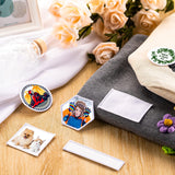 50 Pieces Sublimation Patch Fabric Iron-on Blank Patches Fabric Repair Sublimation Blank Patch Heat Transfer Blank Patch for Hats Clothes Uniforms Jeans Backpacks Dog Vest (White,Classic Series) Waydress