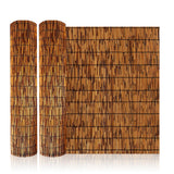 FENRUNXU Bamboo Reed Screen Fencing,4FT X 16.4FT Natural Reed Fencing Bamboo Reed Fence 4 Feet High for Outdoor Backyard Patio FENRUNXU