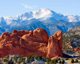 VNUIEHG DIY Digital Painting Pikes Peak Garden Gods Colorado Springs Paint by Numbers Kits Drawing on Canvas Without Frame Adults Beginner Wall Art Home Decor 16''x20'' VNUIEHG